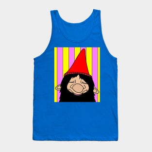 Funny Dwarf Garden Gnome Tank Top